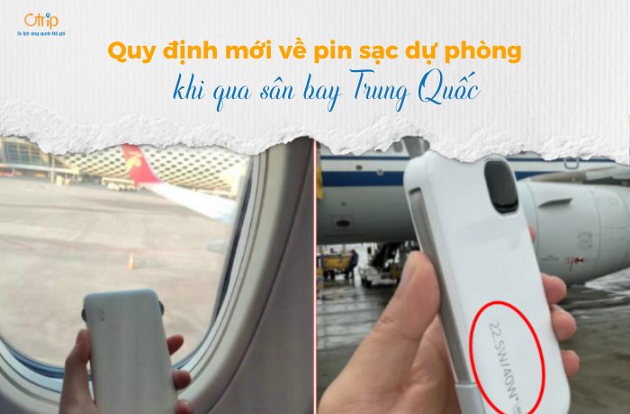 Quy định mới về pin sạc dự phòng khi qua sân bay Trung Quốc